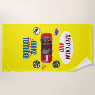 BEHALT CALM UND MACHE EXTREME TUNNING STRANDTUCH