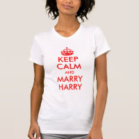 Behalt Calm und Marry Harry Shirt