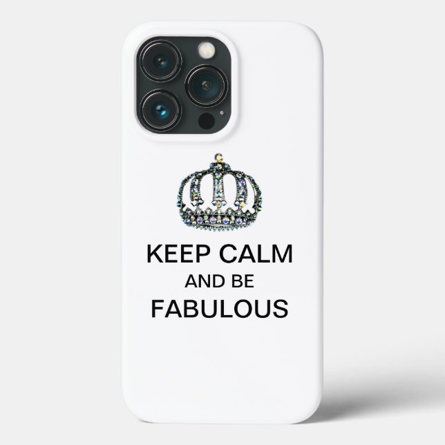 "BEHALT CALM UND SEIN FABULOUS! Case-Mate iPhone HÜLLE (Rückseite)