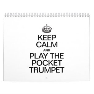 BEHALT CALM UND SPIELE DAS POCKET TRUMPET KALENDER