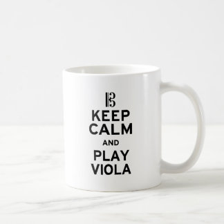 Behalt Calm und spiele Viola Tasse