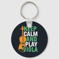 Behalt Calm und spiele Viola Vintag Violist