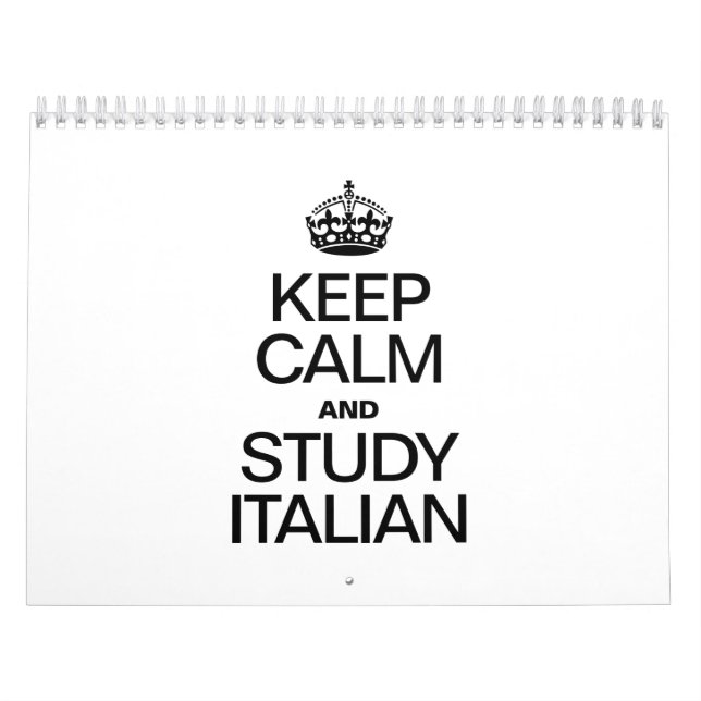 BEHALT CALM UND STUDY ITALIEN KALENDER (Titelbild)