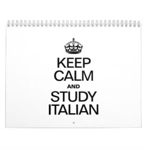BEHALT CALM UND STUDY ITALIEN KALENDER