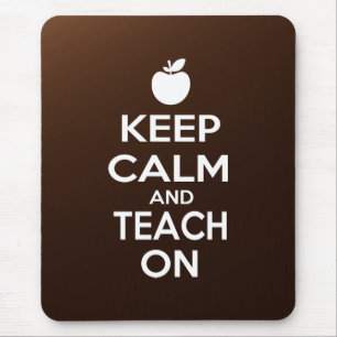 Behalt Calm und Teach on Mousepad