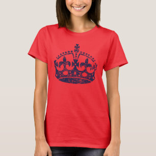 BEHALT CALM UND trage den Crown Grunge Style T-Shirt