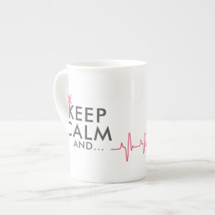 BEHALT CALM UND... WARTE! NICHT DIESER RUF! Funny  Prozellantasse