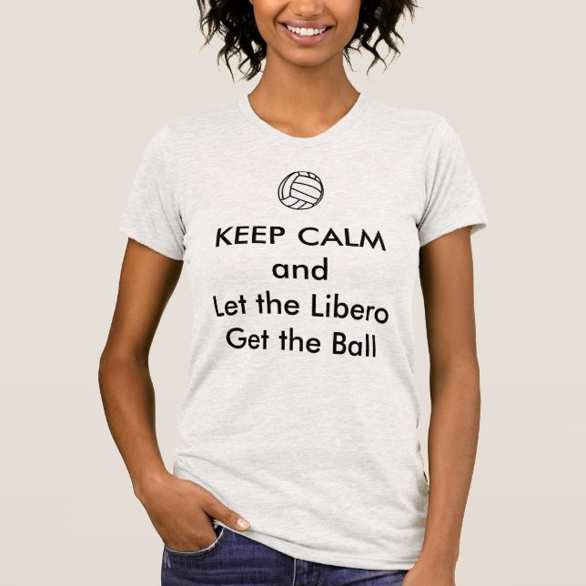 Behalt Calm Volleyball T-Shirt (Vorderseite)