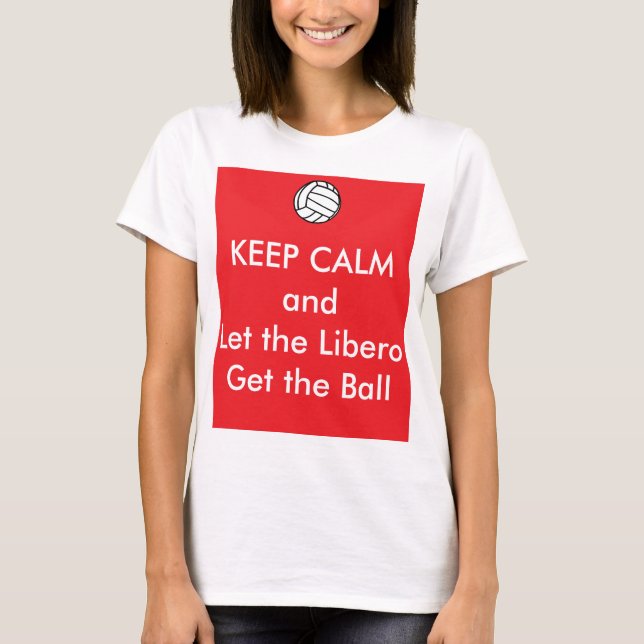 Behalt Calm Volleyball T-Shirt (Vorderseite)