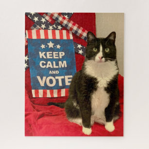 Behalt Calm & Vote - mit Henri Puzzle