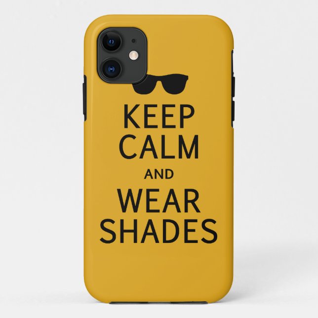 Behalt Calm & Wear Shades iPhone 5 Fall-Partner Case-Mate iPhone Hülle (Rückseite)