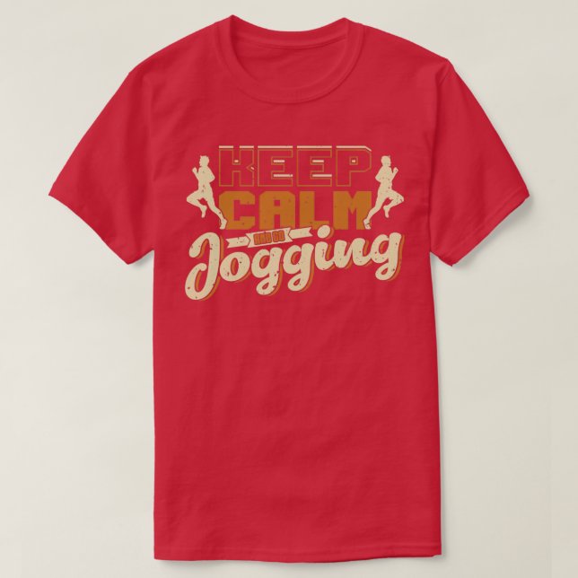Behalt Clam ang go Joggen 2 T-Shirt (Design vorne)