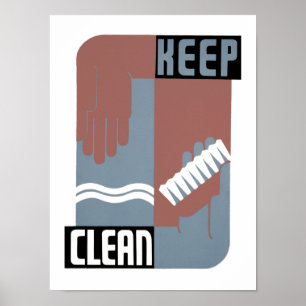Behalt Clean Poster