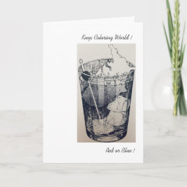 Behalt Coloring World Card Karte