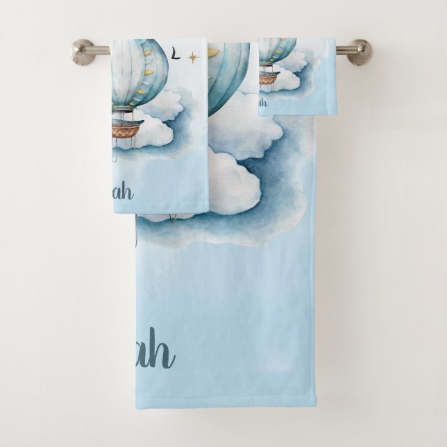 Behalt das Schiff im Meer individuell anpassbar Badhandtuch Set (Insitu)