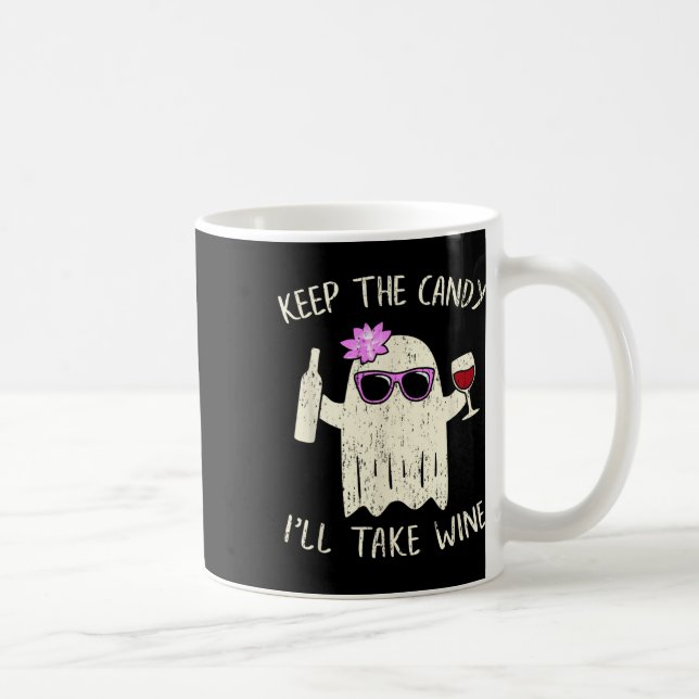 Behalt das süße Halloween-Ghost-Kostüm Frauen Kaffeetasse (Rechts)
