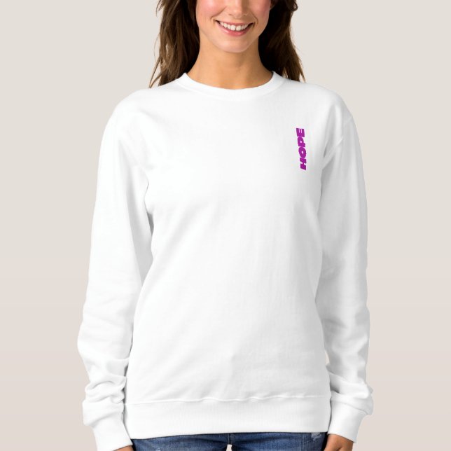 Behalt Dein Hope Alive Sweatshirt - White (Vorderseite)