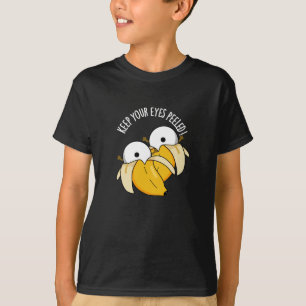 Behalt deine Augen geschält Funny Eyeball Pun Dark T-Shirt