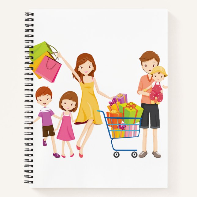 Behalt deine Gedanken mit unserem Notebook Notizbuch (Vorderseite)