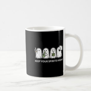 Behalt deine Geister Hoher Geist Rauchen Weed Hall Kaffeetasse