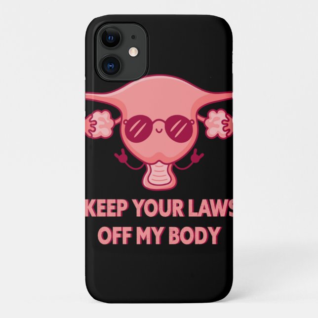 Behalt deine Gesetze von meinem Body ProChoice Fem Case-Mate iPhone Hülle (Rückseite)
