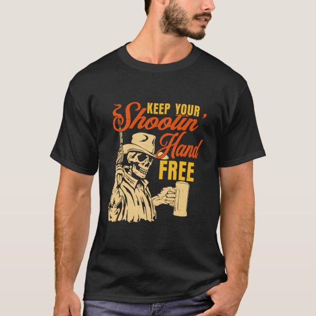 Behalt deine Hand frei! T-Shirt (Vorderseite)