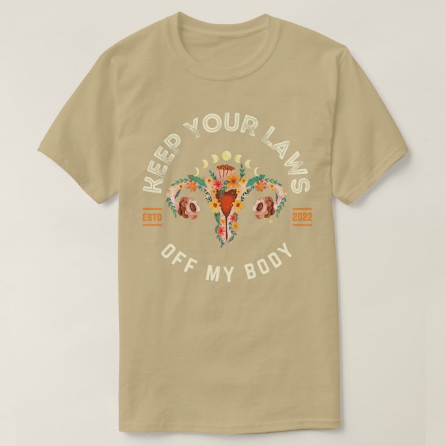 Behalt deine Körpergesetze2 T-Shirt (Design vorne)