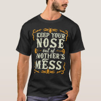 Behalt deine Nose Out Funny Nose Life Spaß Joke