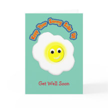 Behalt deine sonnige Seite auf neuartiges fried Eg