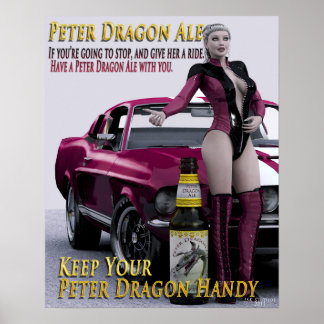 Behalt deinen Drachen handlich Poster