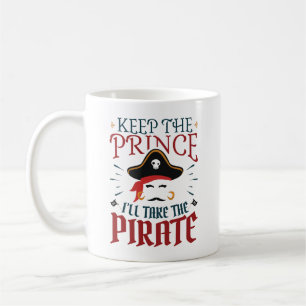 Behalt dem Prinzen, ich nehme den Piraten Kaffeetasse