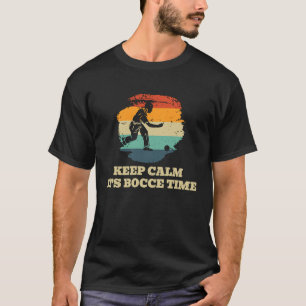 Behalt den Bocce Time Bocce Ball Player. T-Shirt