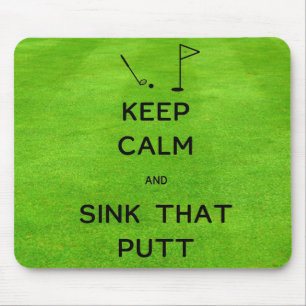 Behalt den Golfplatz von Putt und Sink Mousepad