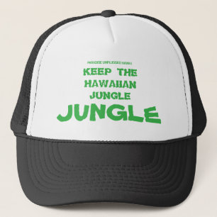 BEHALT DER HAWAIIAN JUNGLE JUNGLE TRUCKERKAPPE