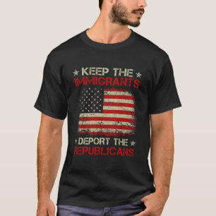 Behalt der Immigranten die Republikaner aus T-Shirt