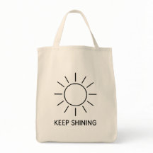 Behalt der schlanke Sun Design Tote Bag