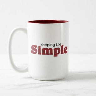 Behalt der Tasse des einfachen Kaffees