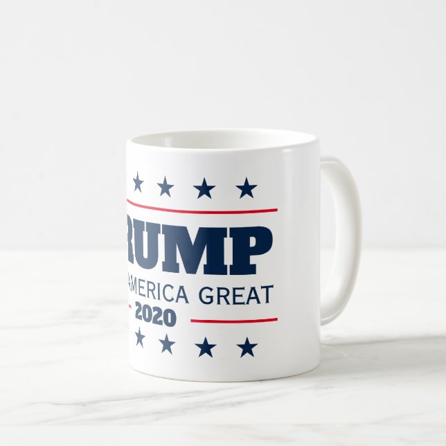 Behalt der US-Wahl von Donald Trump 2020 Kaffeetasse (VorderseiteRechts)