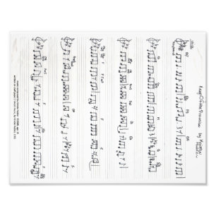 Behalt des Fotos "Promise Sheet Music" Fotodruck