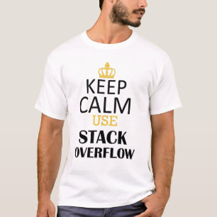 behalt des Stacküberlaufs T-Shirt