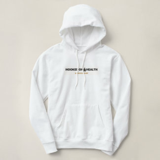 Behalt dich warm in dieser "Hooked On Health" Kape Hoodie