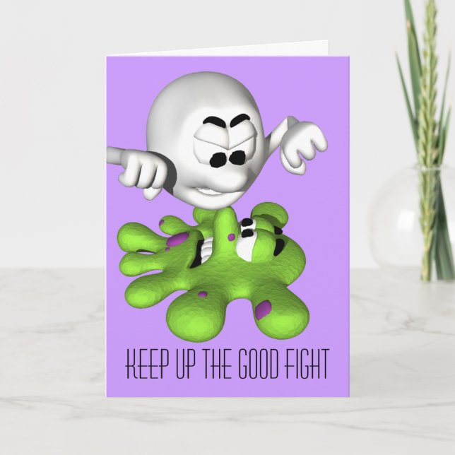 Behalt die gute Flugkarte Karte (Vorderseite)