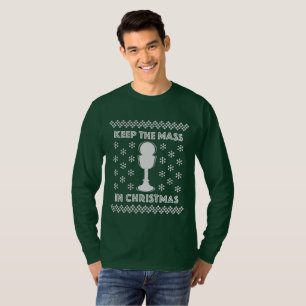 Behalt die Masse in Weihnachten Shirt der Männer