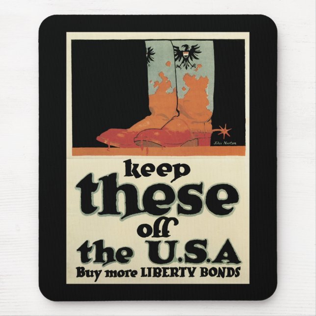 Behalt diese in den USA Mousepad (Vorne)