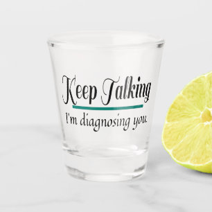 Behalt, einen Phykologen zu diagnostizieren Schnapsglas
