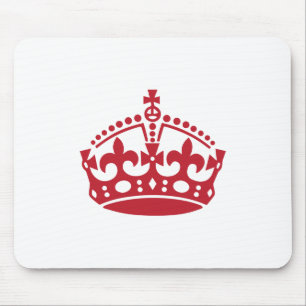 Behalt einer ruhelosen, roten Siegskrone Mousepad