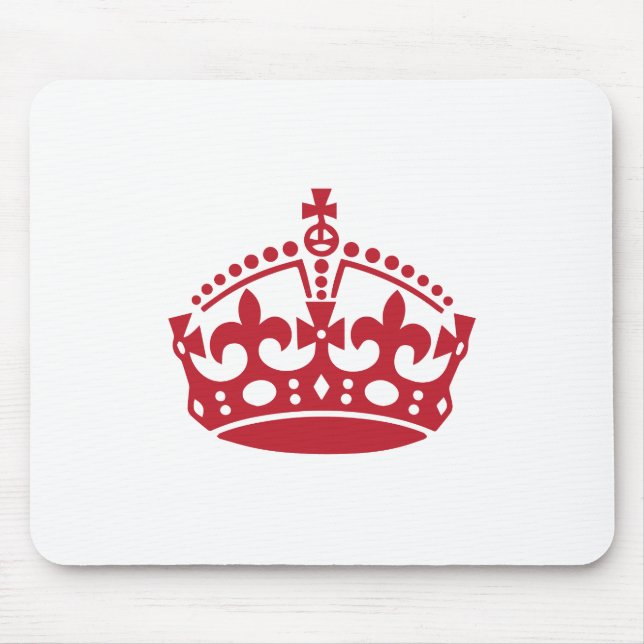 Behalt einer ruhelosen, roten Siegskrone Mousepad (Vorne)