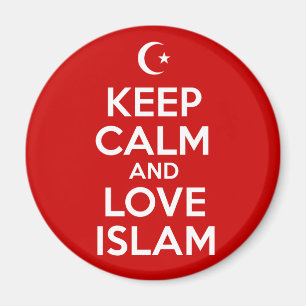 Behalt einer ruhigen Liebe Islam Magnet