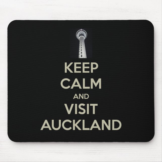 behalt eines ruhigen Besuchs in der Auckland Mousepad (Vorne)