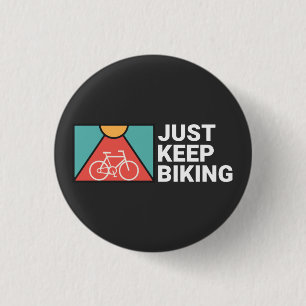 Behalt einfach Biking Button